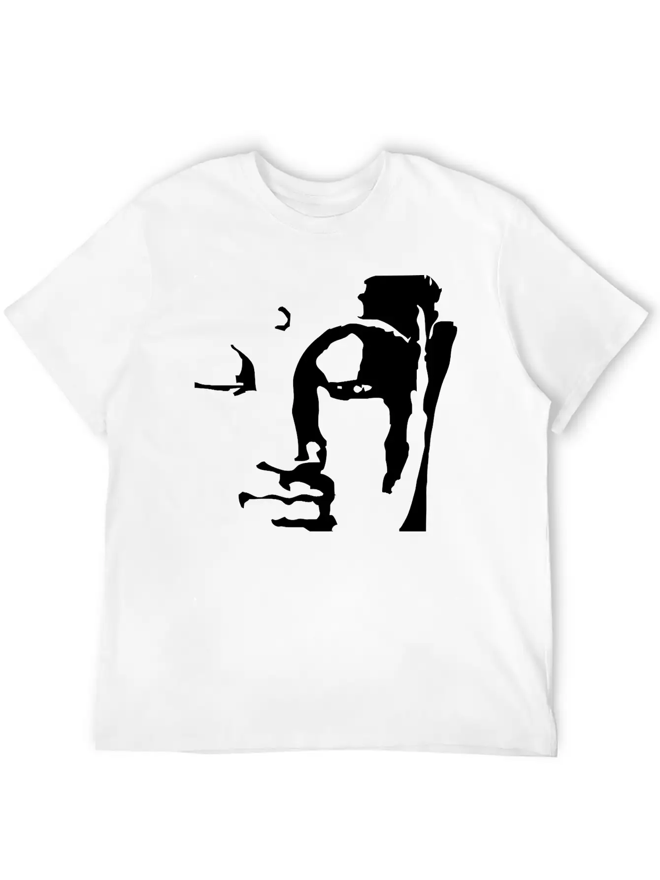 Buddhas Face Timeless Short Sleeve Tee – Comfy And Minimalist Design