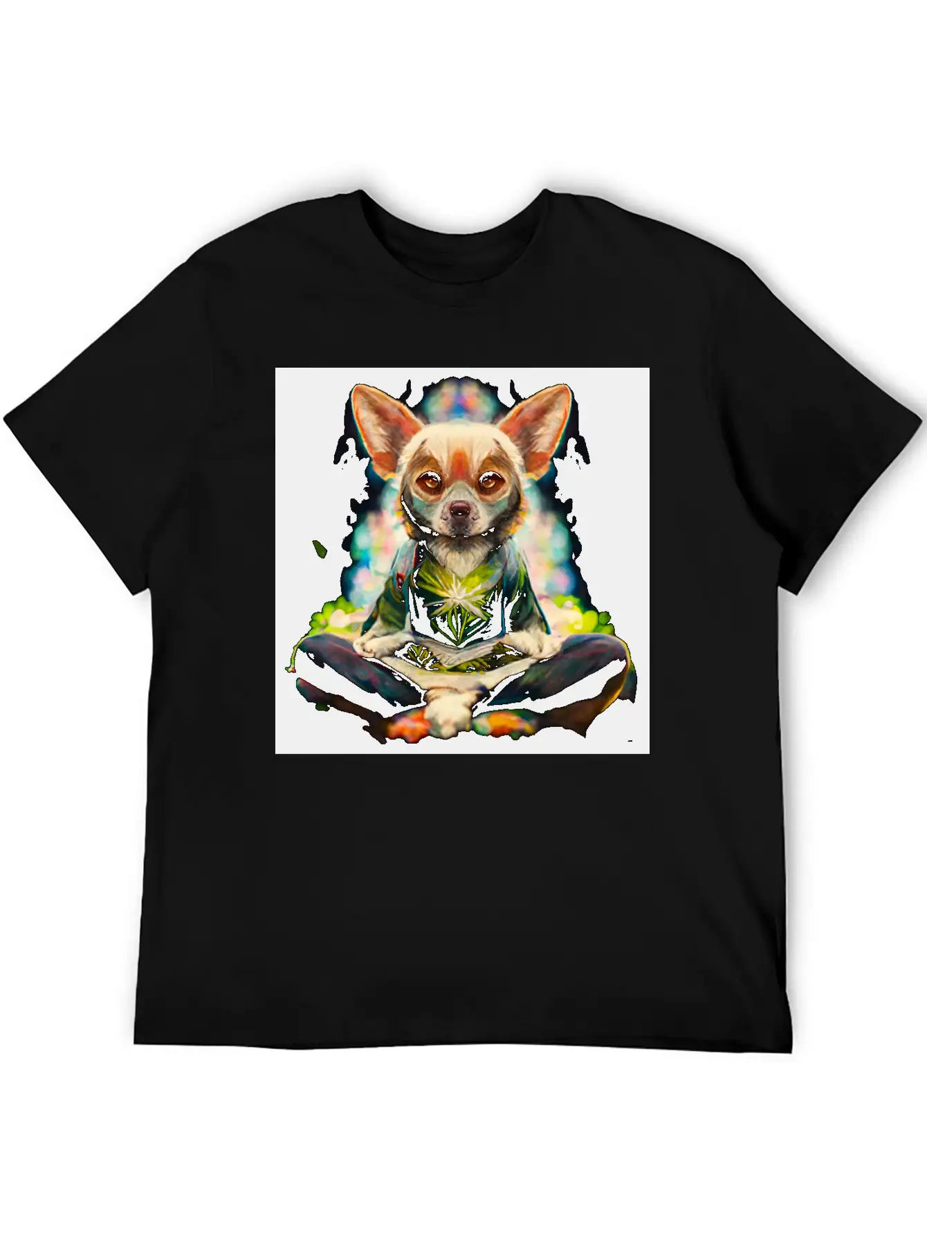 Buddhist Chihuahua Essential Unisex Summer Tee – Soft Cotton Casual Fit