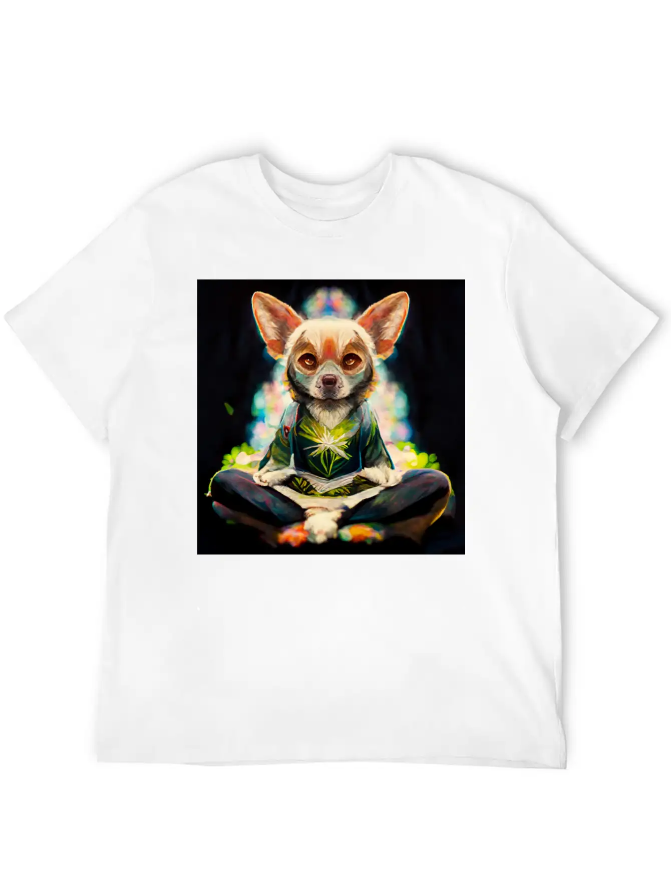 Buddhist Chihuahua Essential Unisex Summer Tee – Soft Cotton Casual Fit