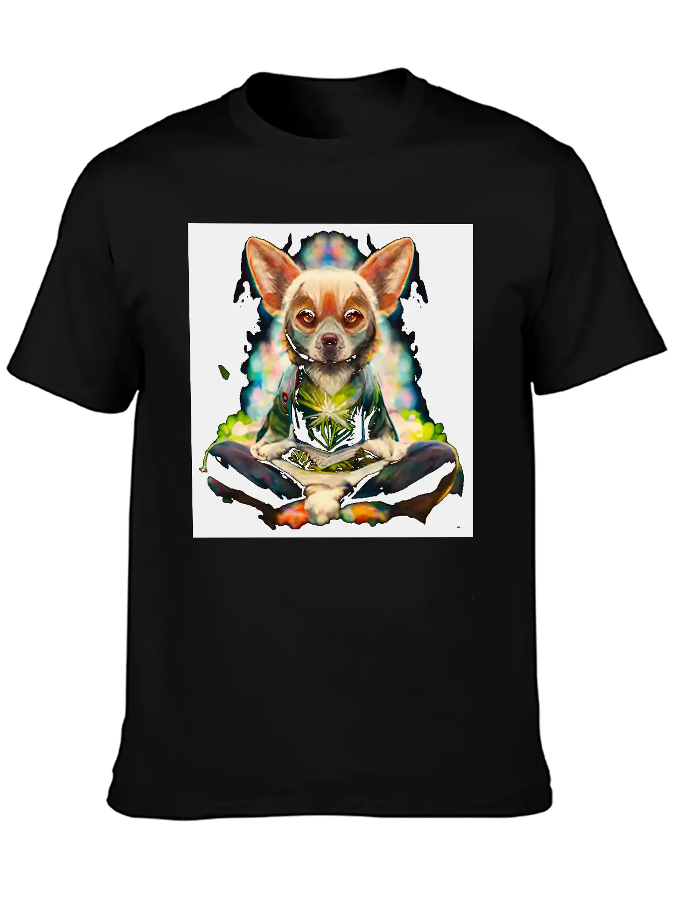 Buddhist Chihuahua Essential Unisex Summer Tee – Soft Cotton Casual Fit
