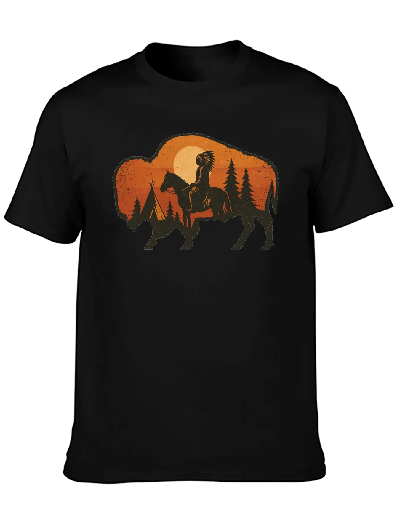 Buffalo Spirit Essential Unisex Summer Tee – Soft Cotton Casual Fit