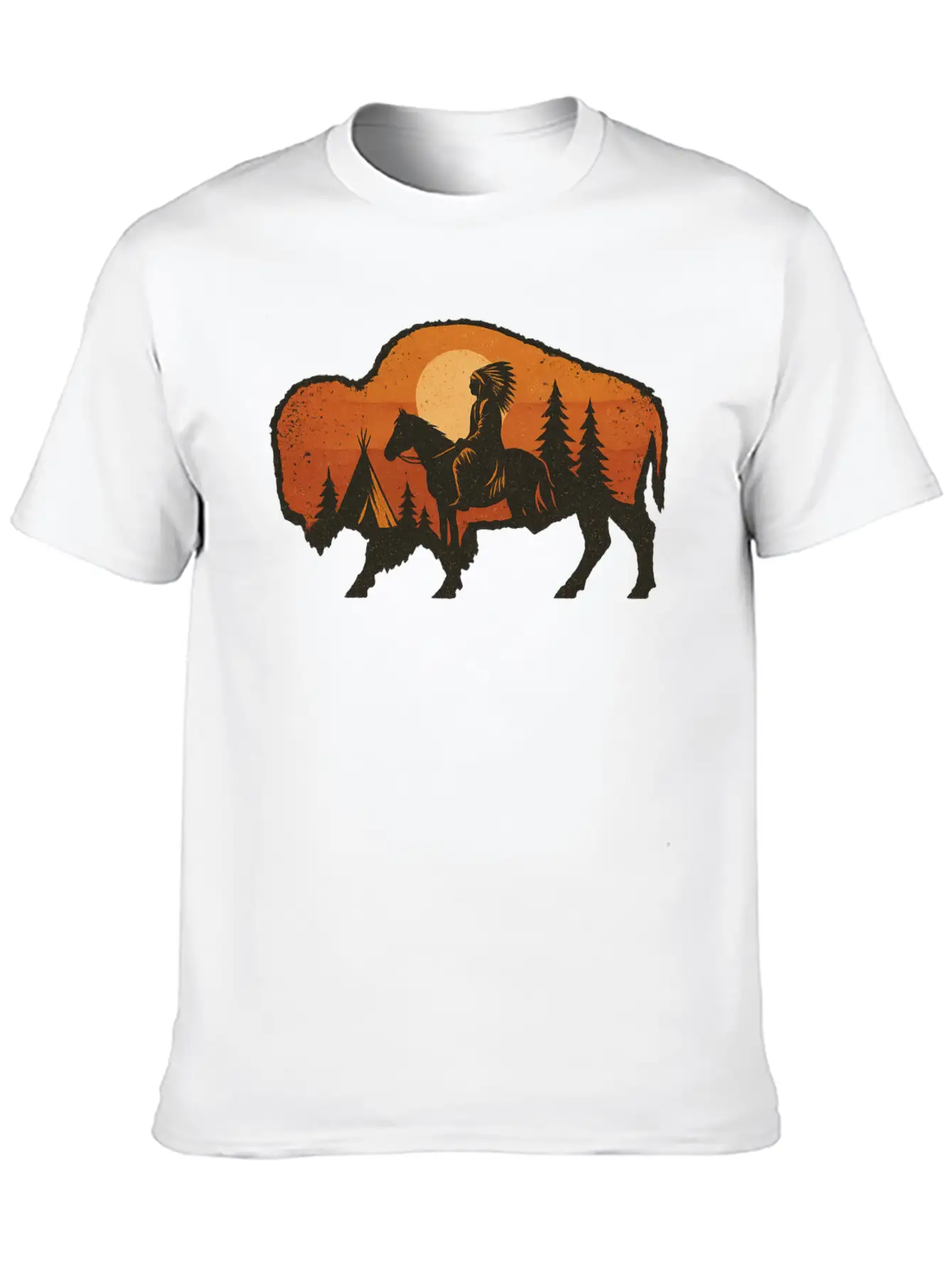 Buffalo Spirit Essential Unisex Summer Tee – Soft Cotton Casual Fit