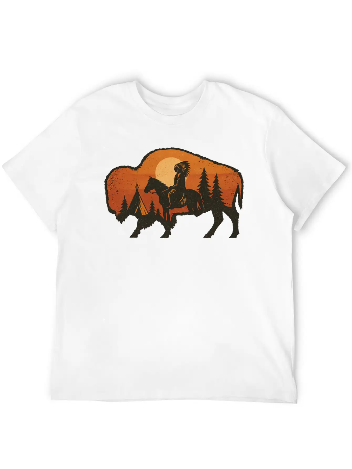 Buffalo Spirit Essential Unisex Summer Tee – Soft Cotton Casual Fit