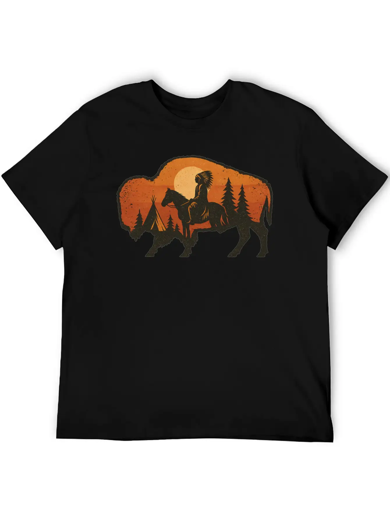 Buffalo Spirit Essential Unisex Summer Tee – Soft Cotton Casual Fit