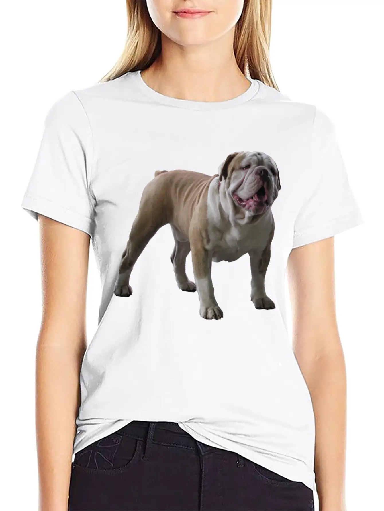 Bull Dog Stylish Everyday T-Shirt – Unisex Basic Cotton Tee