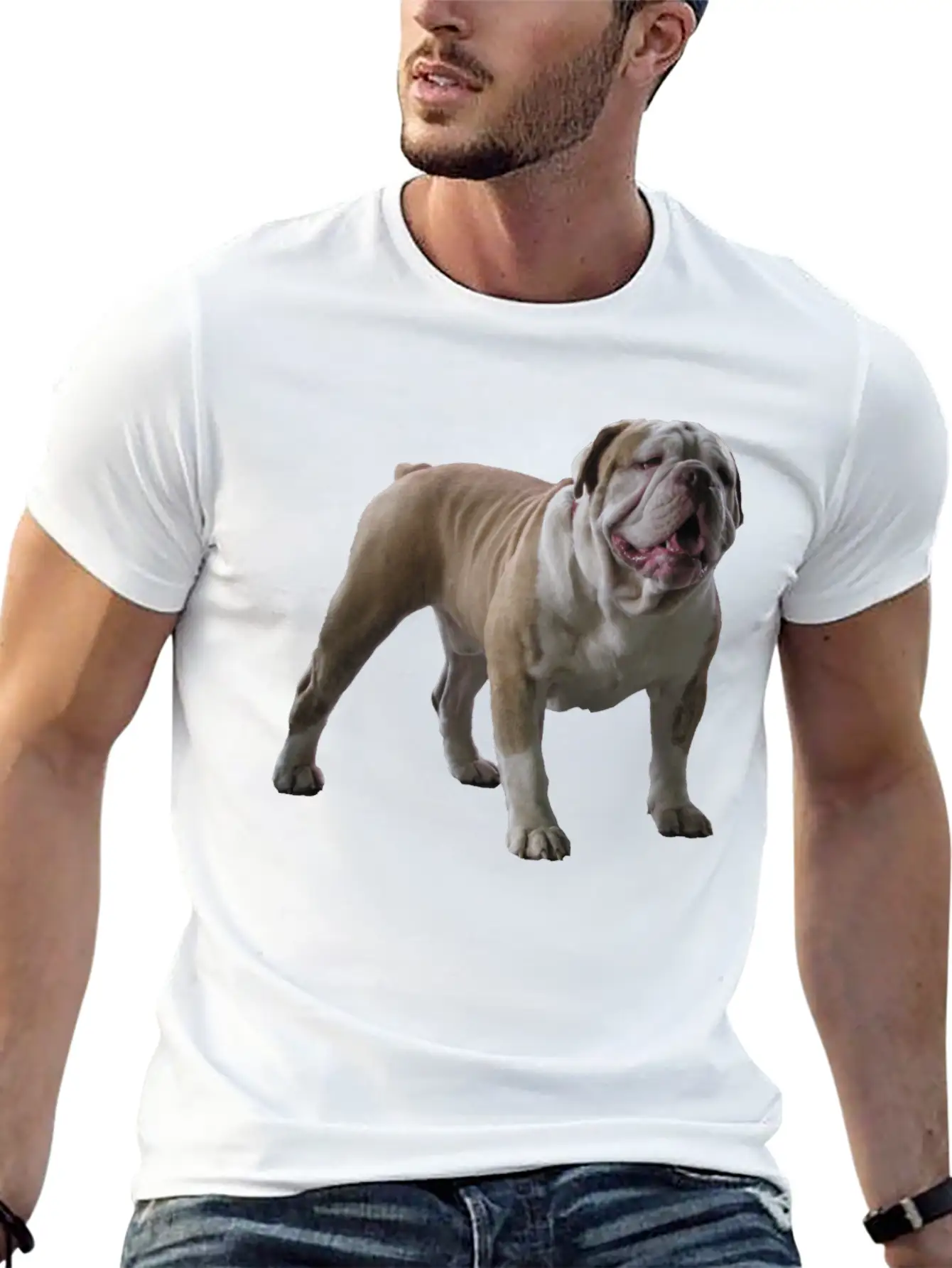 Bull Dog Stylish Everyday T-Shirt – Unisex Basic Cotton Tee