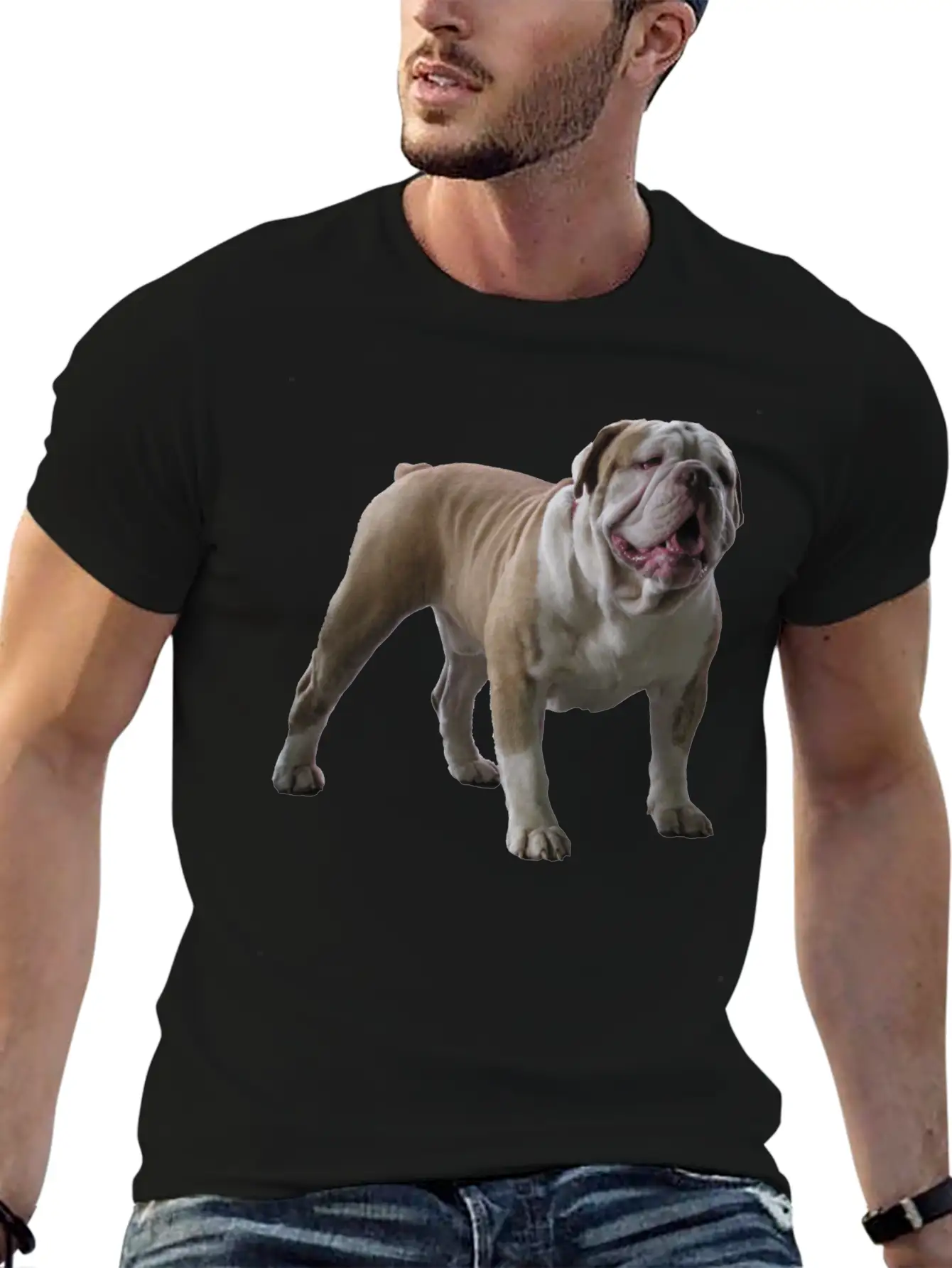 Bull Dog Stylish Everyday T-Shirt – Unisex Basic Cotton Tee