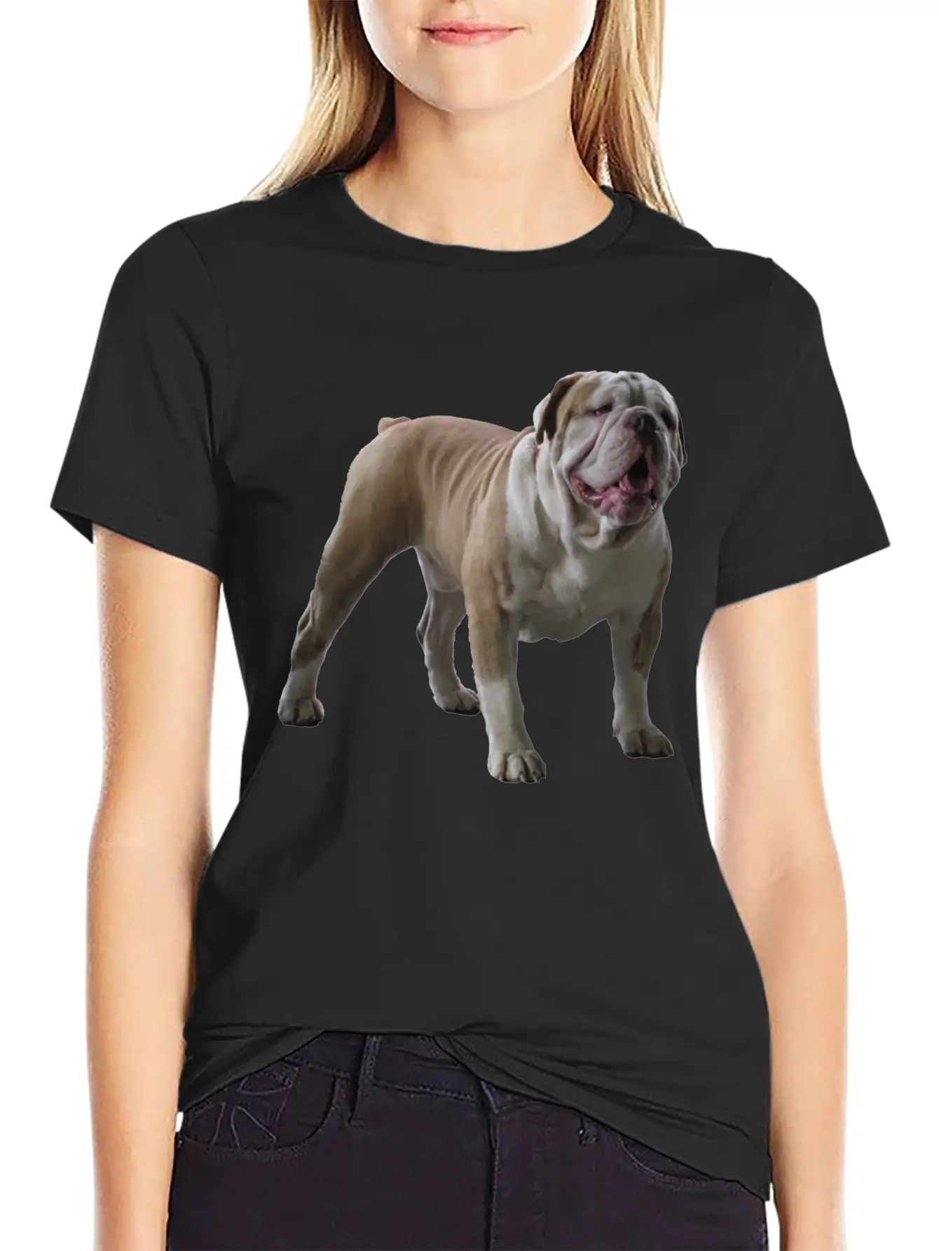 Bull Dog Stylish Everyday T-Shirt – Unisex Basic Cotton Tee