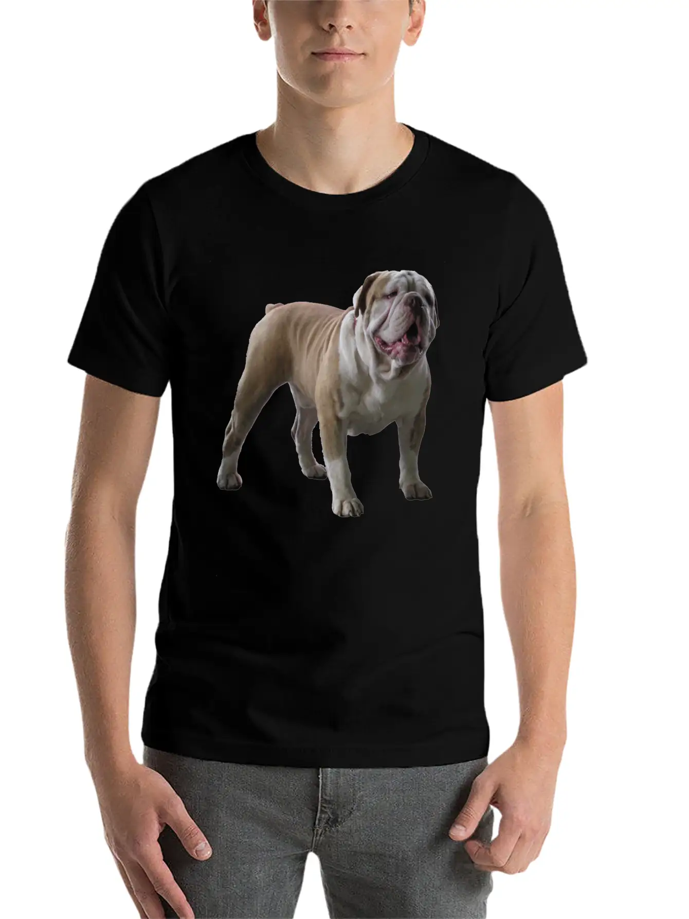 Bull Dog Stylish Everyday T-Shirt – Unisex Basic Cotton Tee