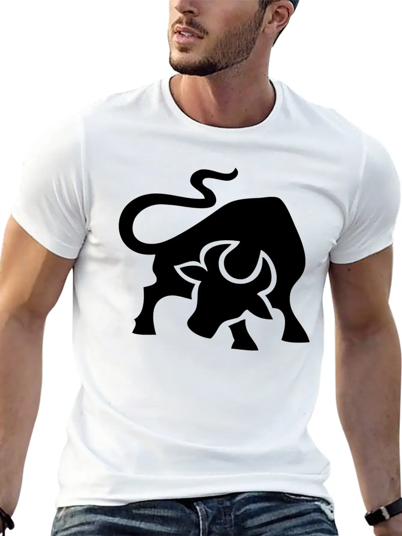 Bull Fighting Stylish Everyday T-Shirt – Unisex Basic Cotton Tee