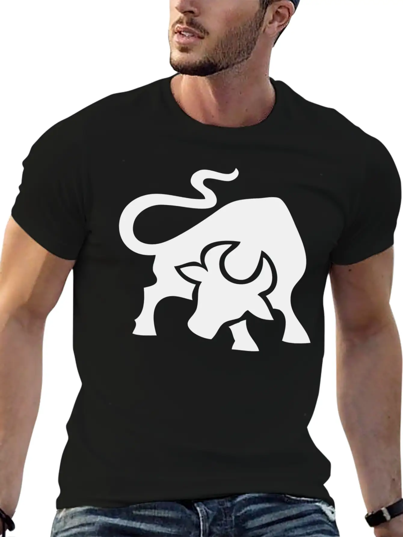 Bull Fighting Stylish Everyday T-Shirt – Unisex Basic Cotton Tee