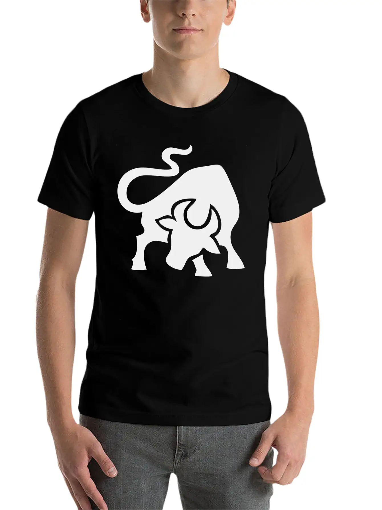 Bull Fighting Stylish Everyday T-Shirt – Unisex Basic Cotton Tee