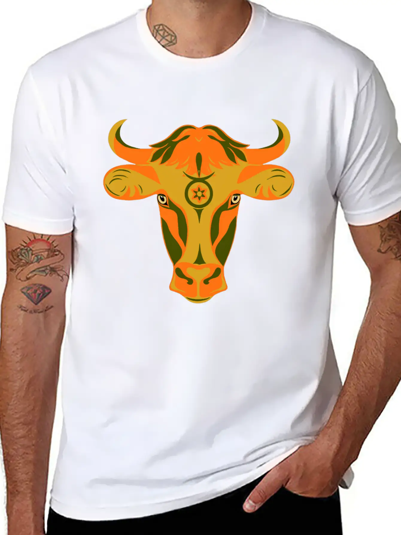 Bull Head Timeless Short Sleeve Tee – Comfy And Minimalist Design