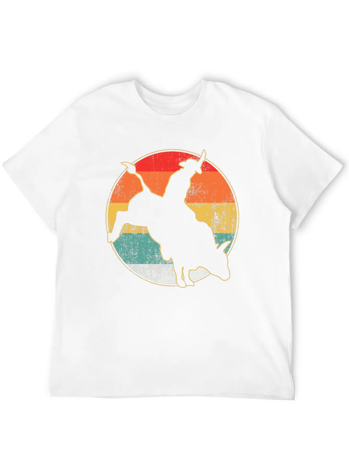 Bull Riding Timeless Short Sleeve Tee – Comfy And Minimalist Design