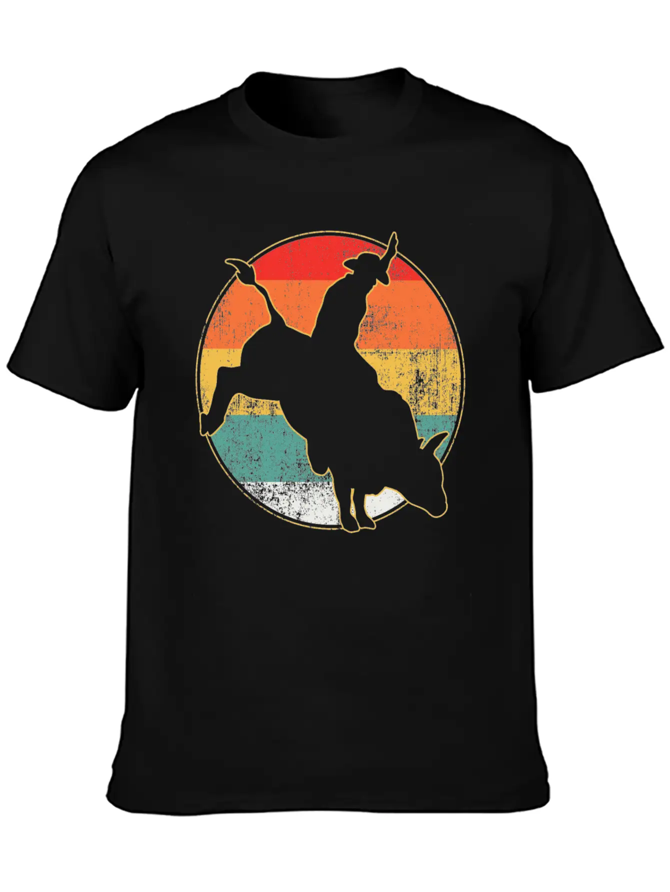 Bull Riding Timeless Short Sleeve Tee – Comfy And Minimalist Design