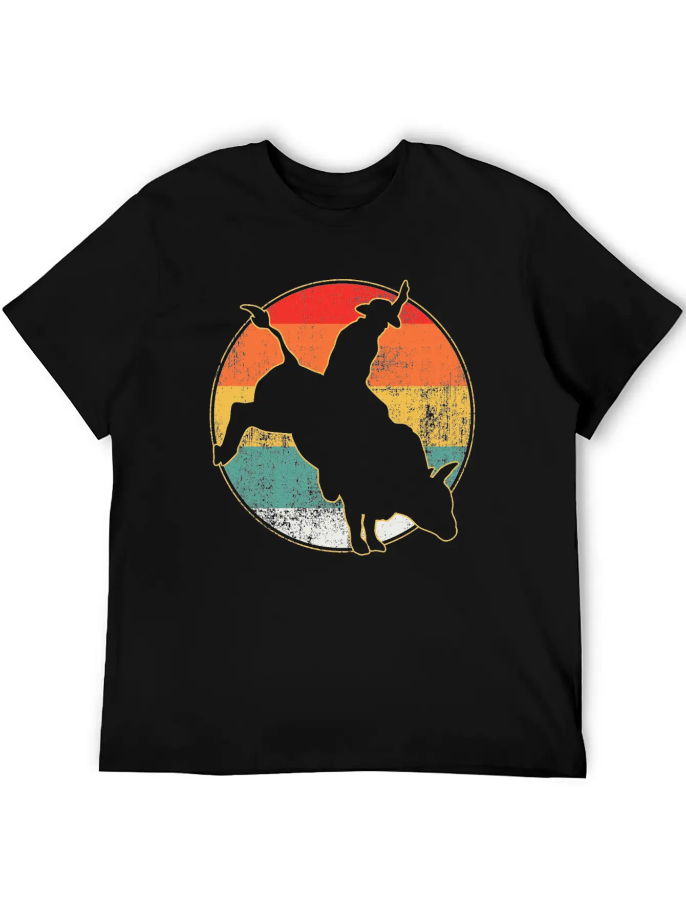 Bull Riding Timeless Short Sleeve Tee – Comfy And Minimalist Design
