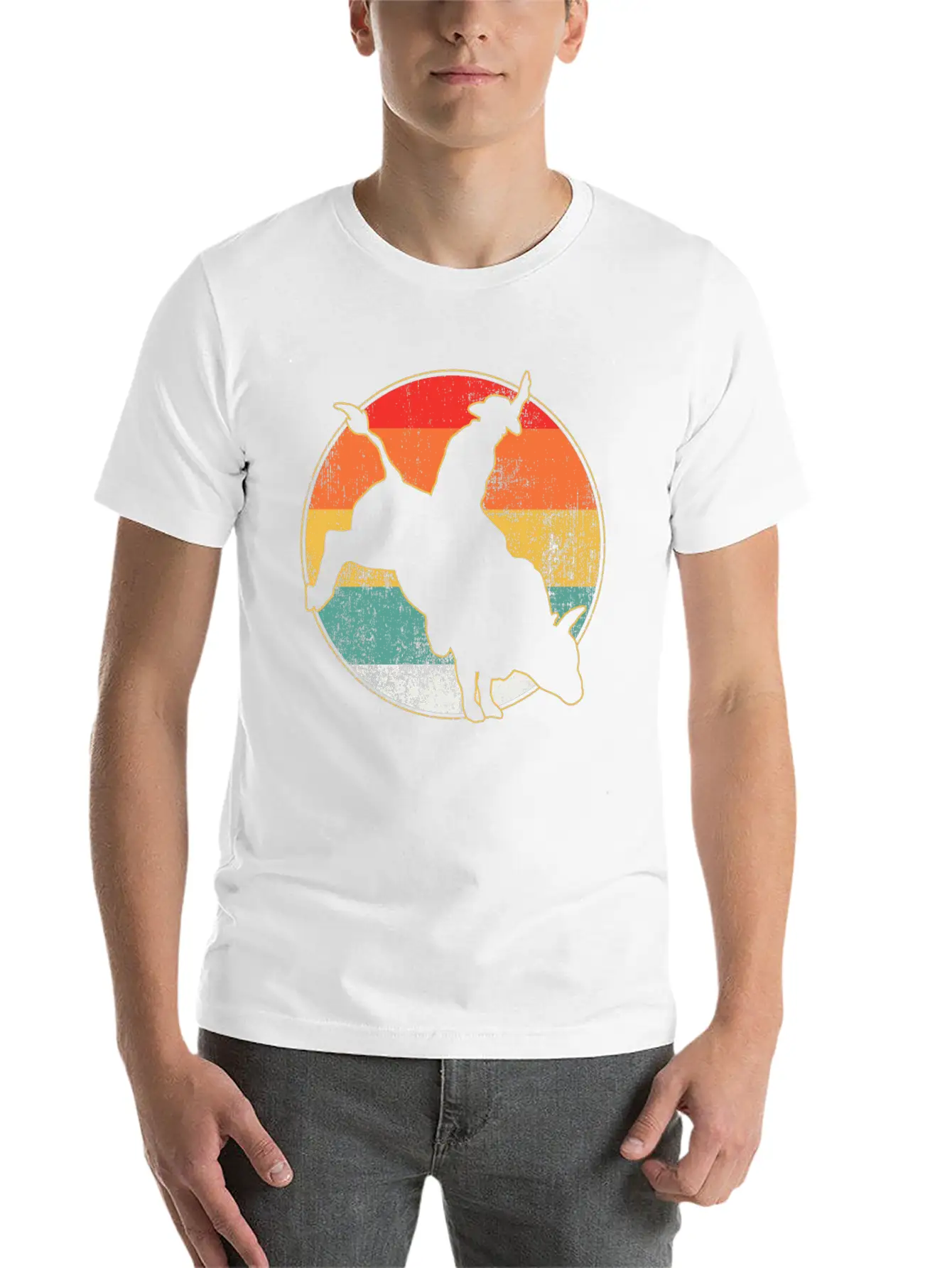Bull Riding Timeless Short Sleeve Tee – Comfy And Minimalist Design