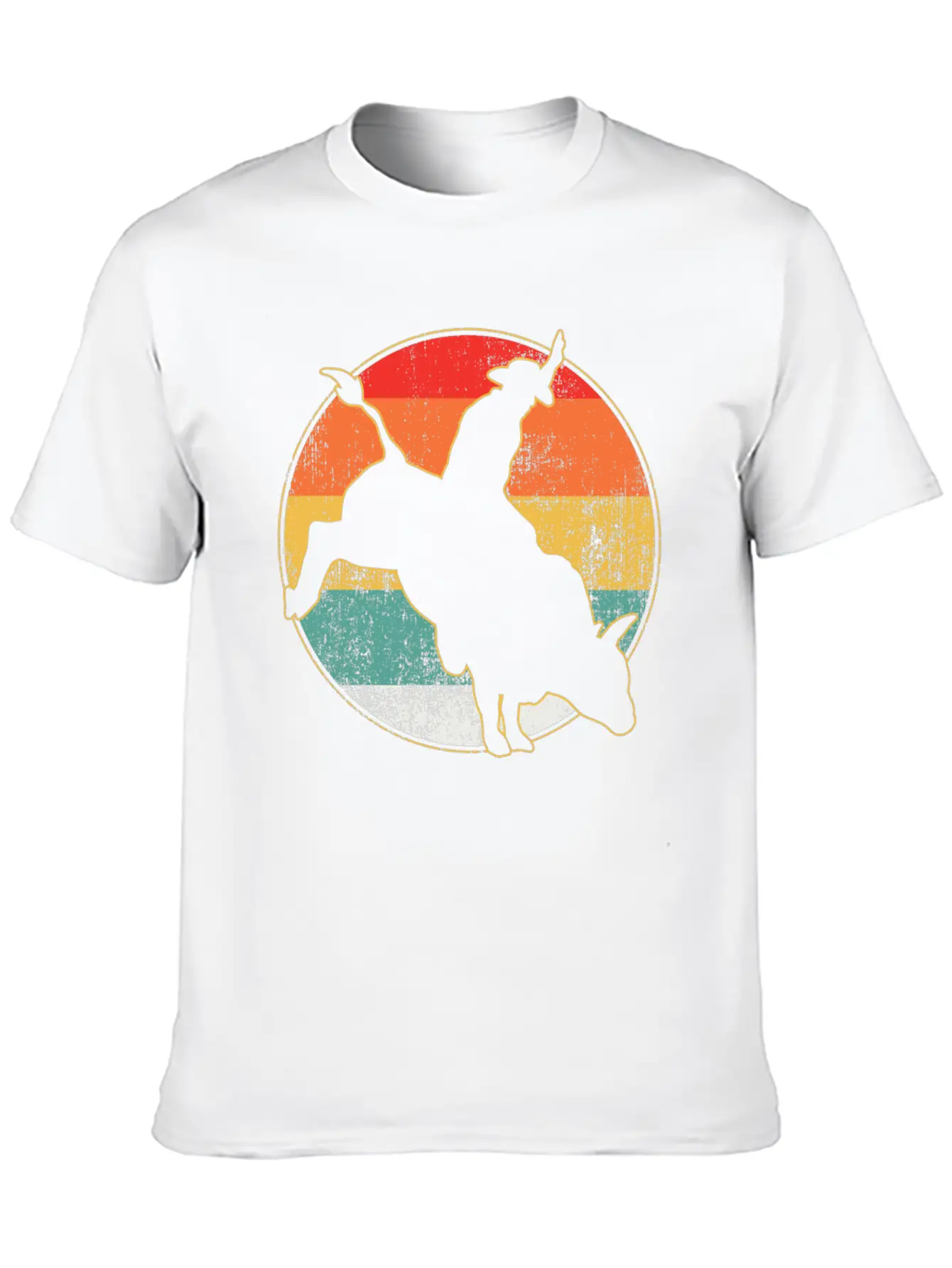 Bull Riding Timeless Short Sleeve Tee – Comfy And Minimalist Design
