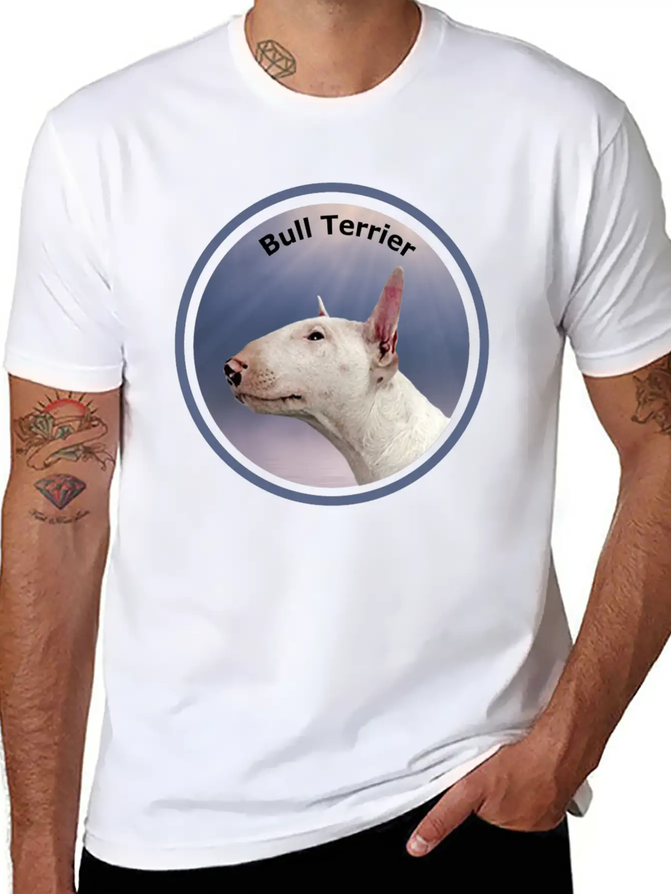 Bull Terrier Dog Timeless Short Sleeve Tee – Comfy And Minimalist Design
