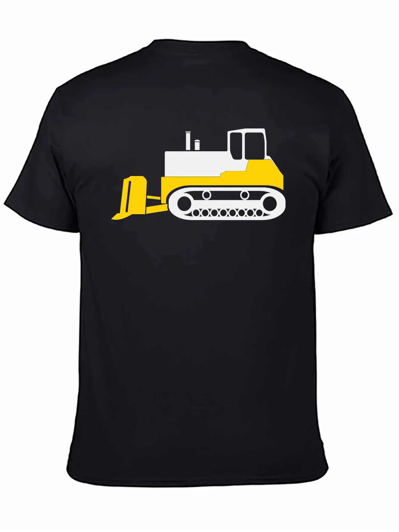 Bulldozer Unisex Short Sleeve Soft Cotton T-Shirt – Casual Everyday Wear