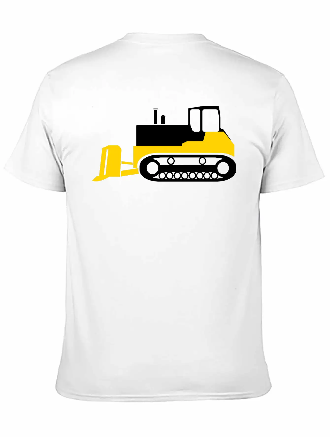 Bulldozer Unisex Short Sleeve Soft Cotton T-Shirt – Casual Everyday Wear