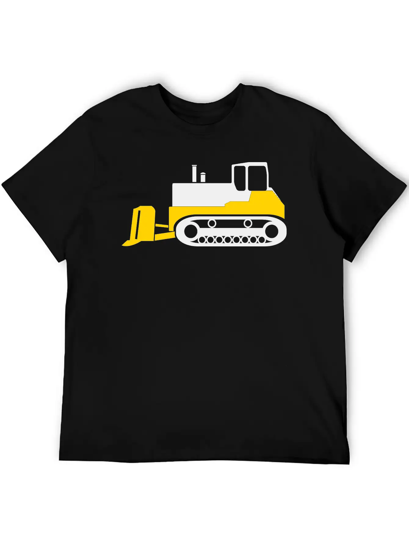 Bulldozer Unisex Short Sleeve Soft Cotton T-Shirt – Casual Everyday Wear