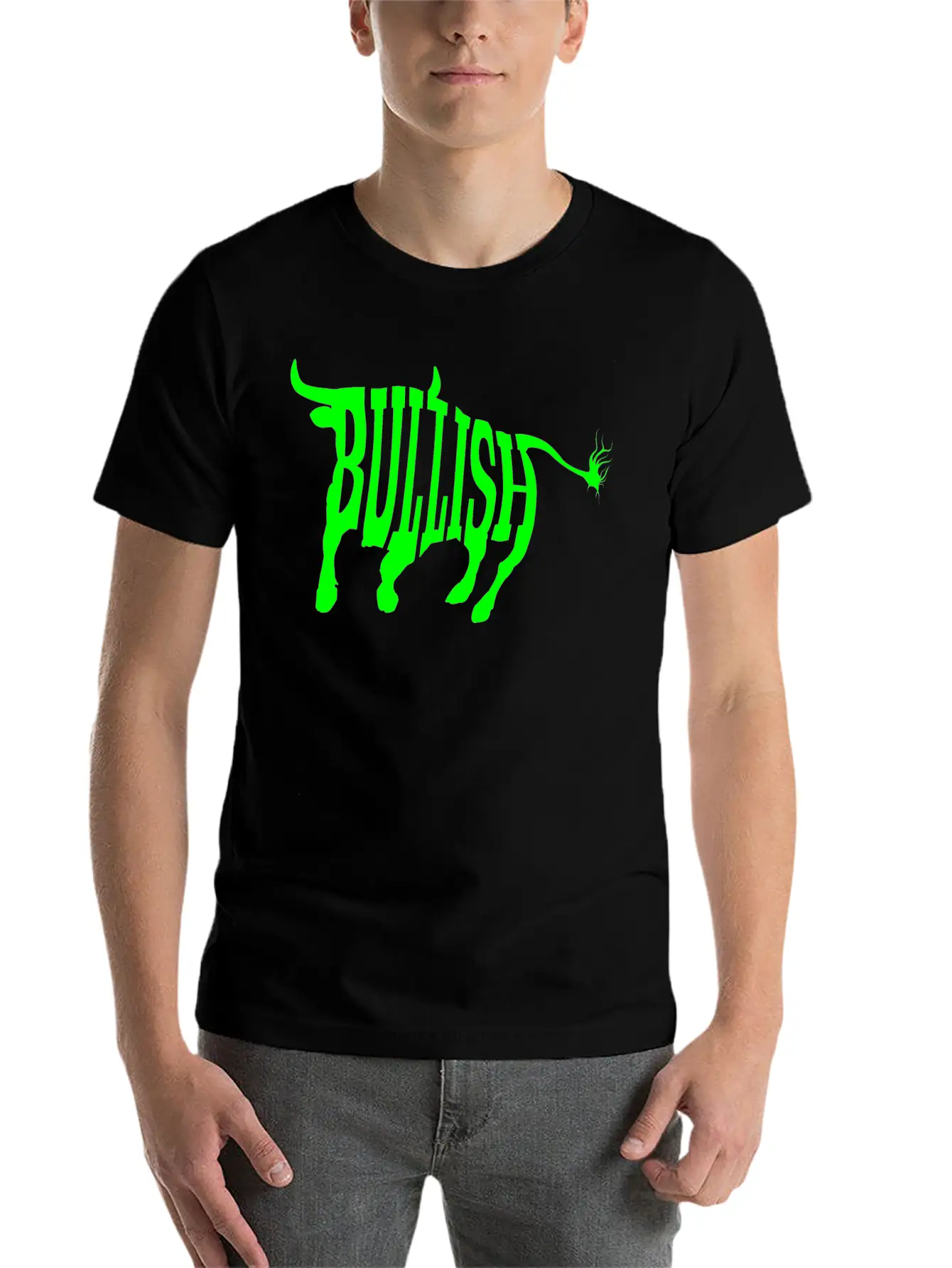 Bullish Bull Stylish Everyday T-Shirt – Unisex Basic Cotton Tee