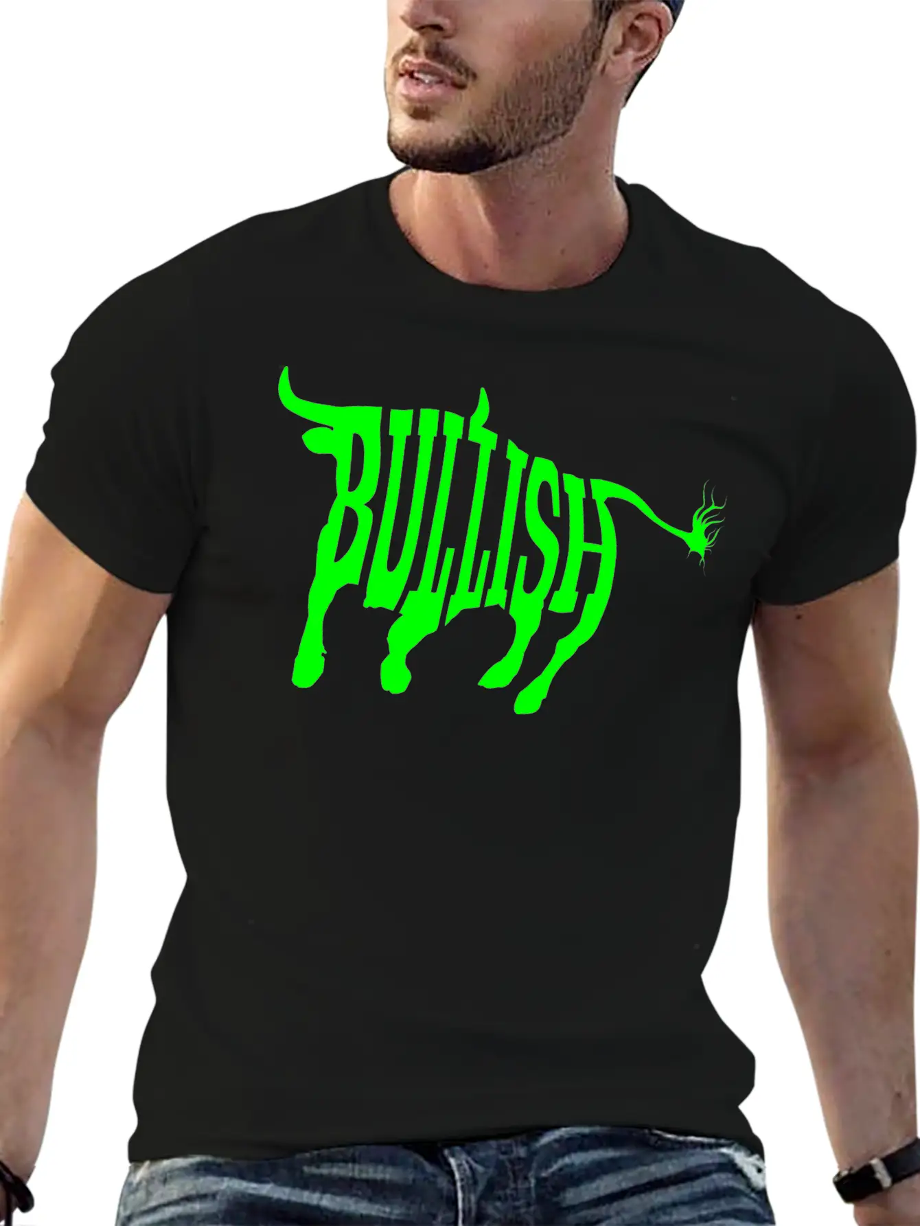 Bullish Bull Stylish Everyday T-Shirt – Unisex Basic Cotton Tee