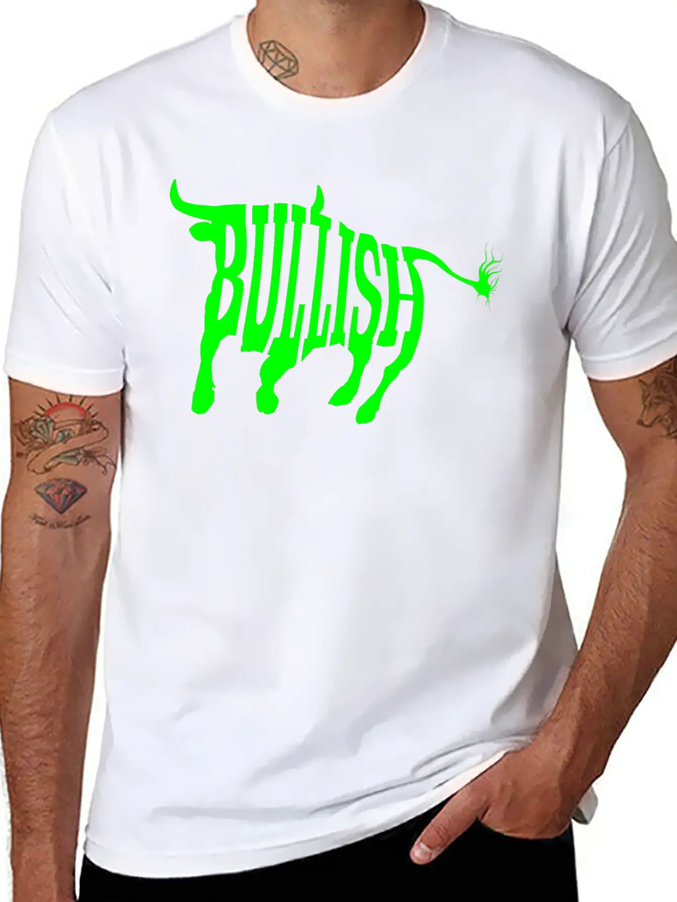 Bullish Bull Stylish Everyday T-Shirt – Unisex Basic Cotton Tee