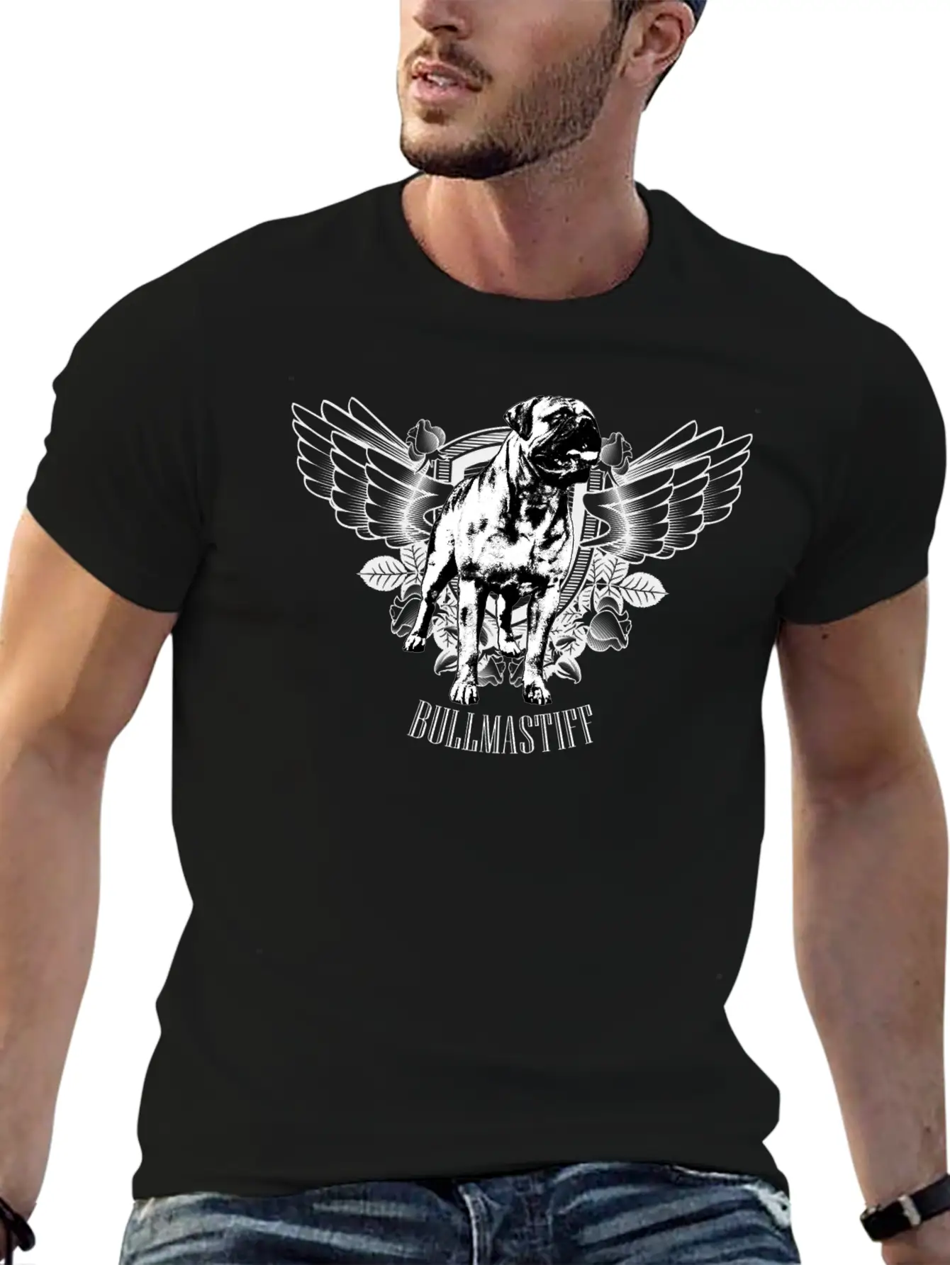 Bullmastiff Dog Timeless Short Sleeve Tee – Comfy And Minimalist Design
