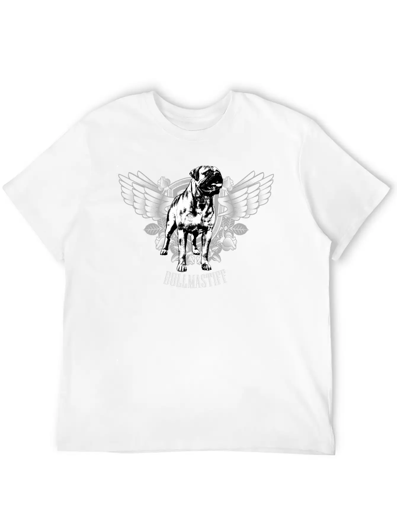 Bullmastiff Dog Timeless Short Sleeve Tee – Comfy And Minimalist Design
