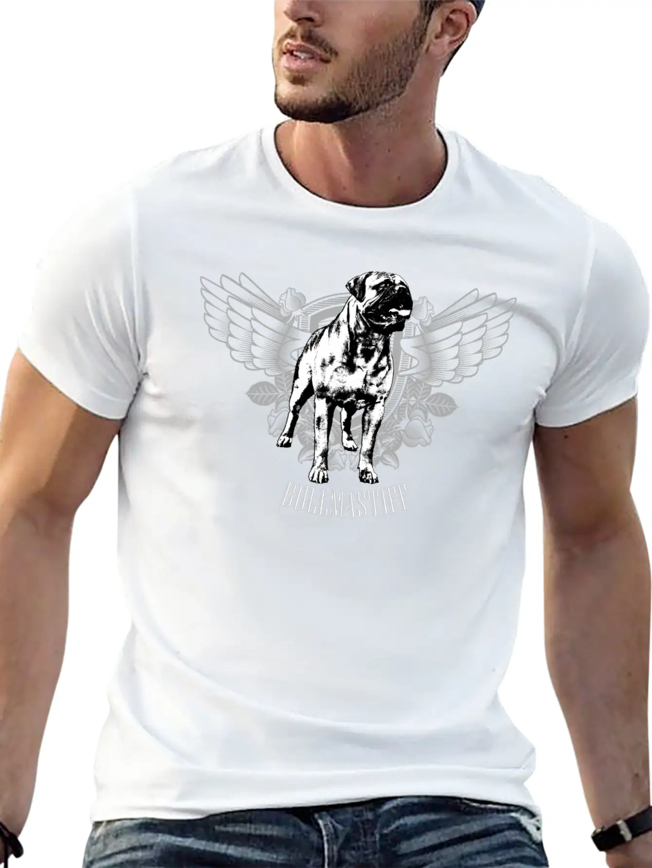 Bullmastiff Dog Timeless Short Sleeve Tee – Comfy And Minimalist Design