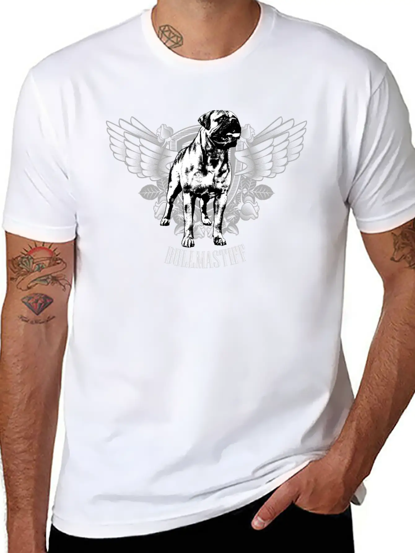 Bullmastiff Dog Timeless Short Sleeve Tee – Comfy And Minimalist Design