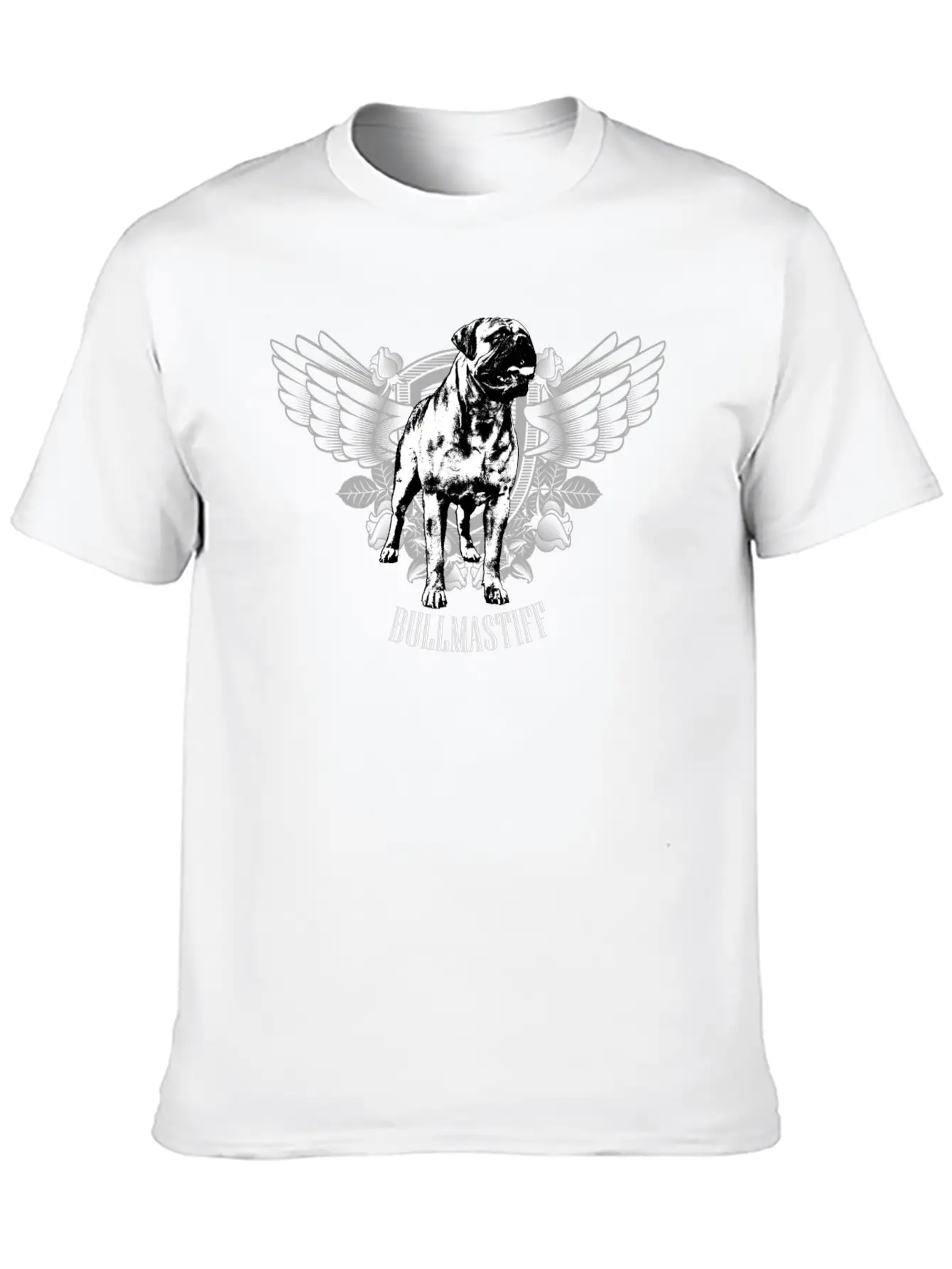Bullmastiff Dog Timeless Short Sleeve Tee – Comfy And Minimalist Design
