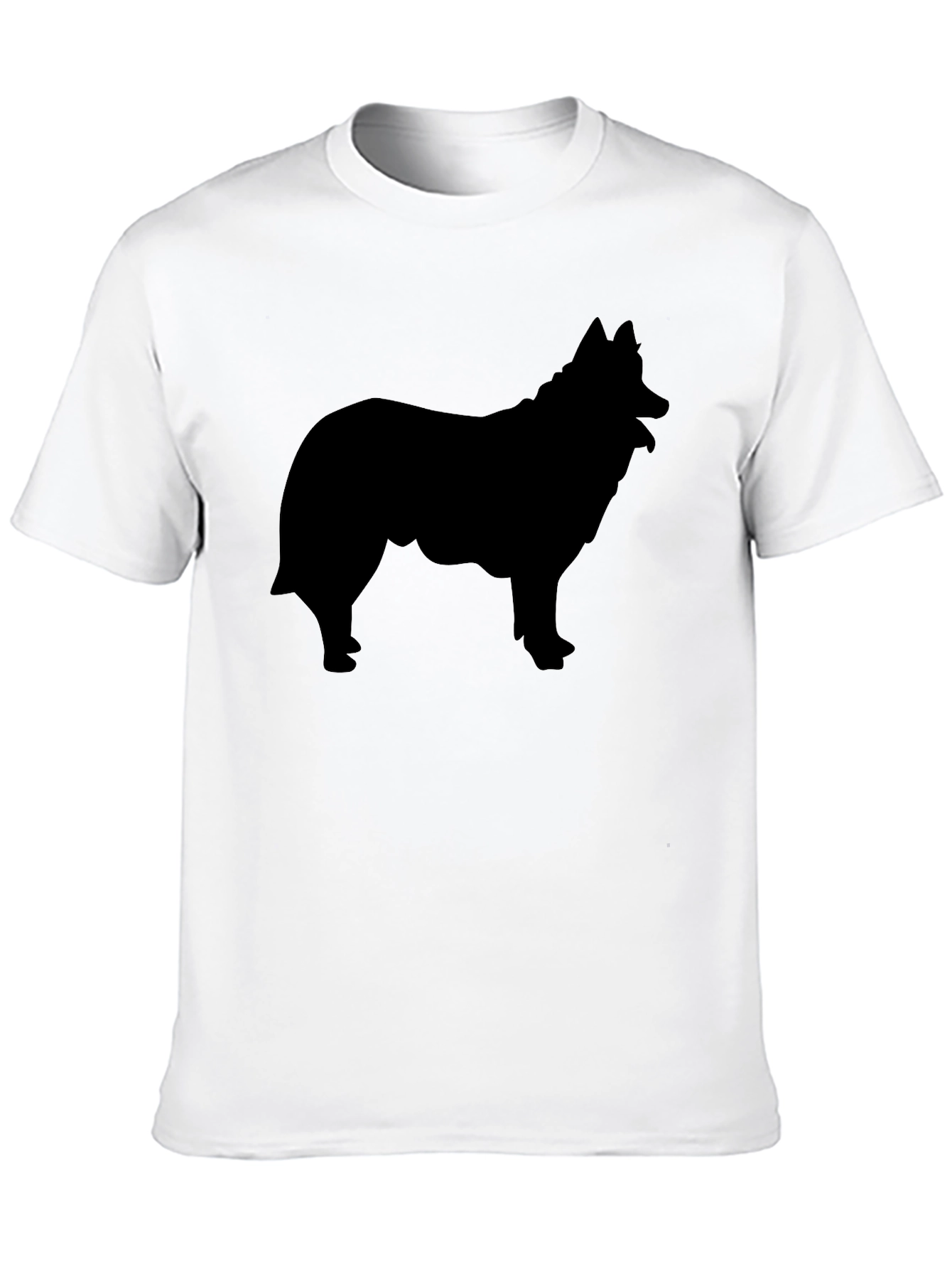 Dog Silhouette Black T-Shirt
