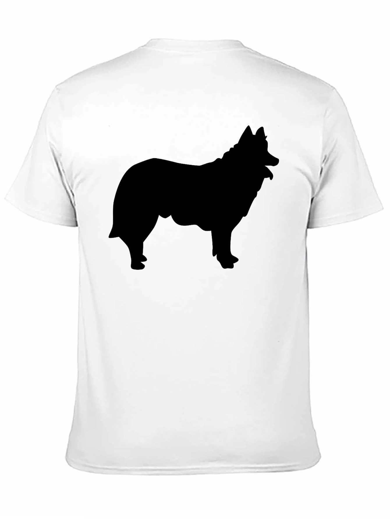 Dog Silhouette Black T-Shirt