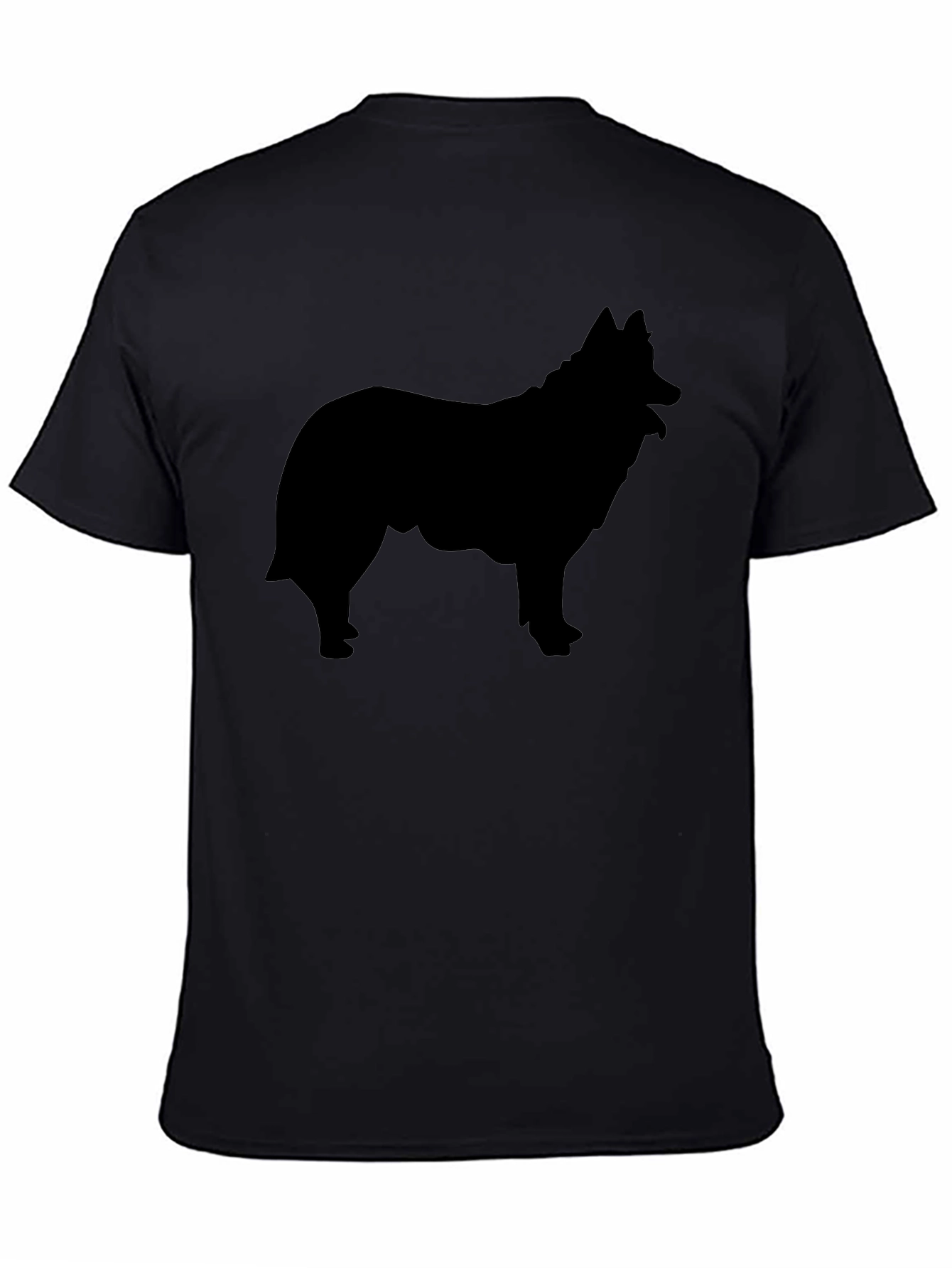 Dog Silhouette Black T-Shirt