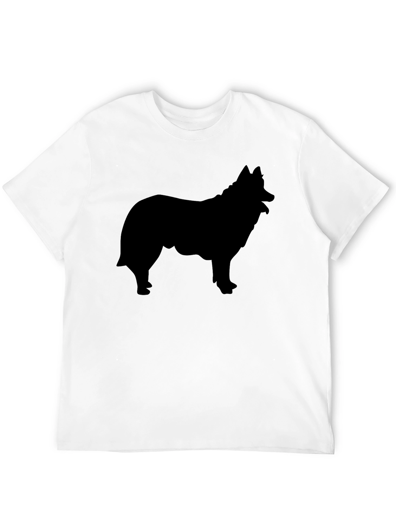 Dog Silhouette Black T-Shirt