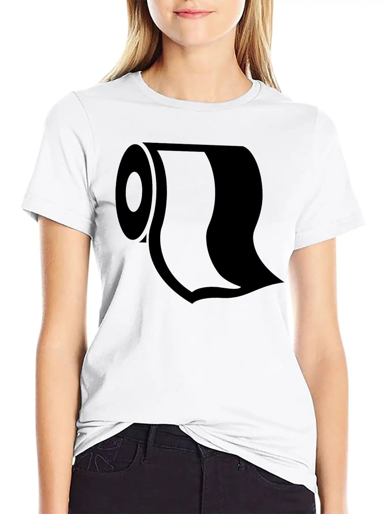 Bumf Loo Roll Toilet Paper Sanitary Restroom Gift Unisex Short Sleeve Soft Cotton T-Shirt – Casual Everyday Wear
