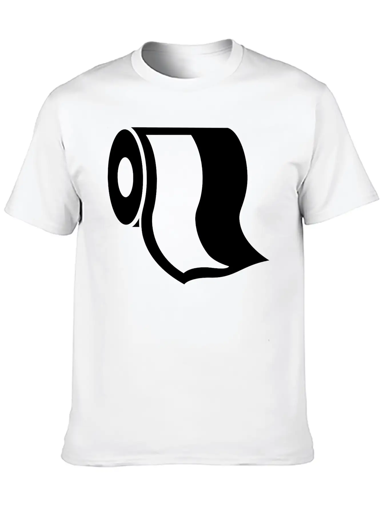 Bumf Loo Roll Toilet Paper Sanitary Restroom Gift Unisex Short Sleeve Soft Cotton T-Shirt – Casual Everyday Wear