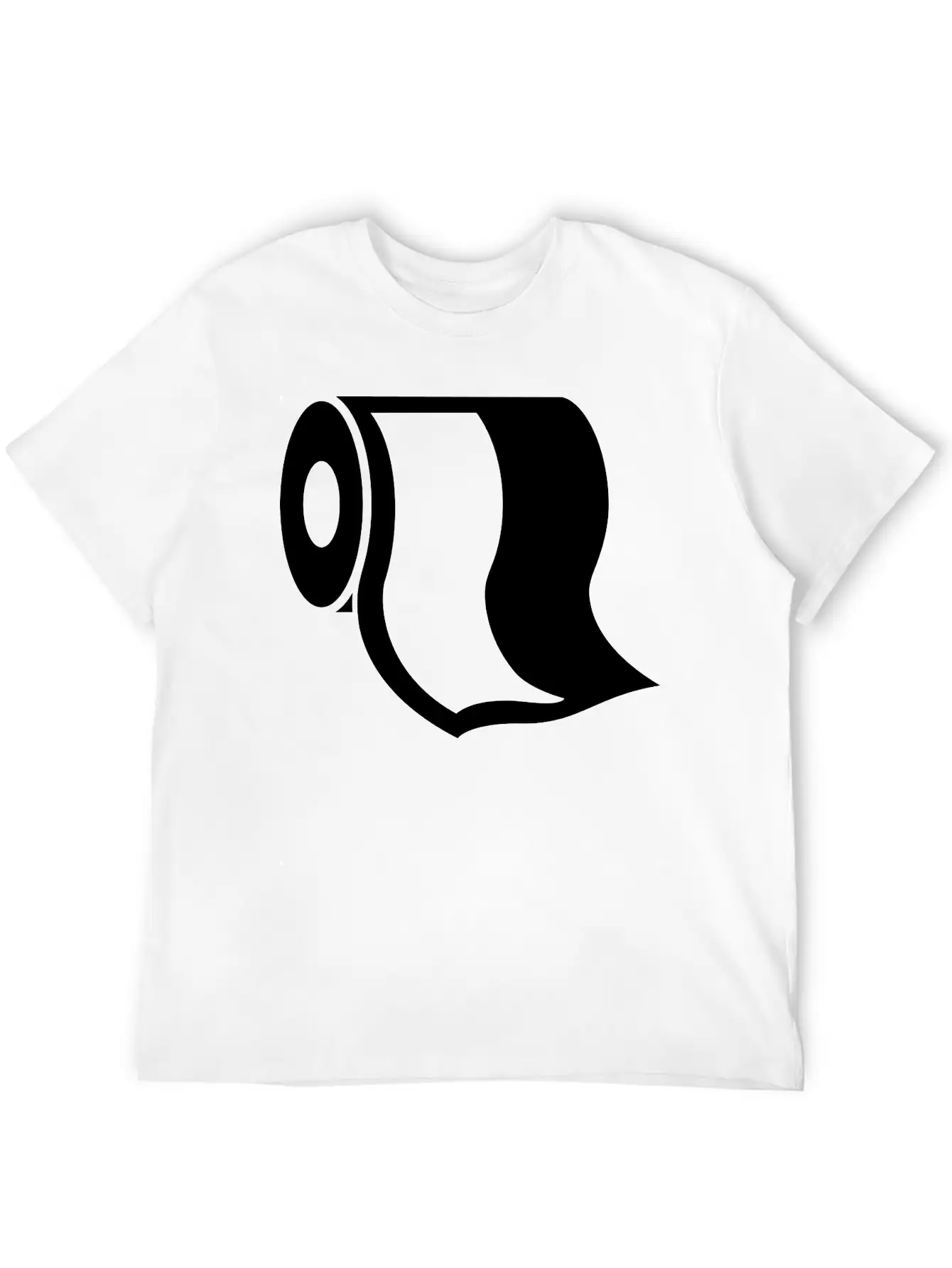 Bumf Loo Roll Toilet Paper Sanitary Restroom Gift Unisex Short Sleeve Soft Cotton T-Shirt – Casual Everyday Wear