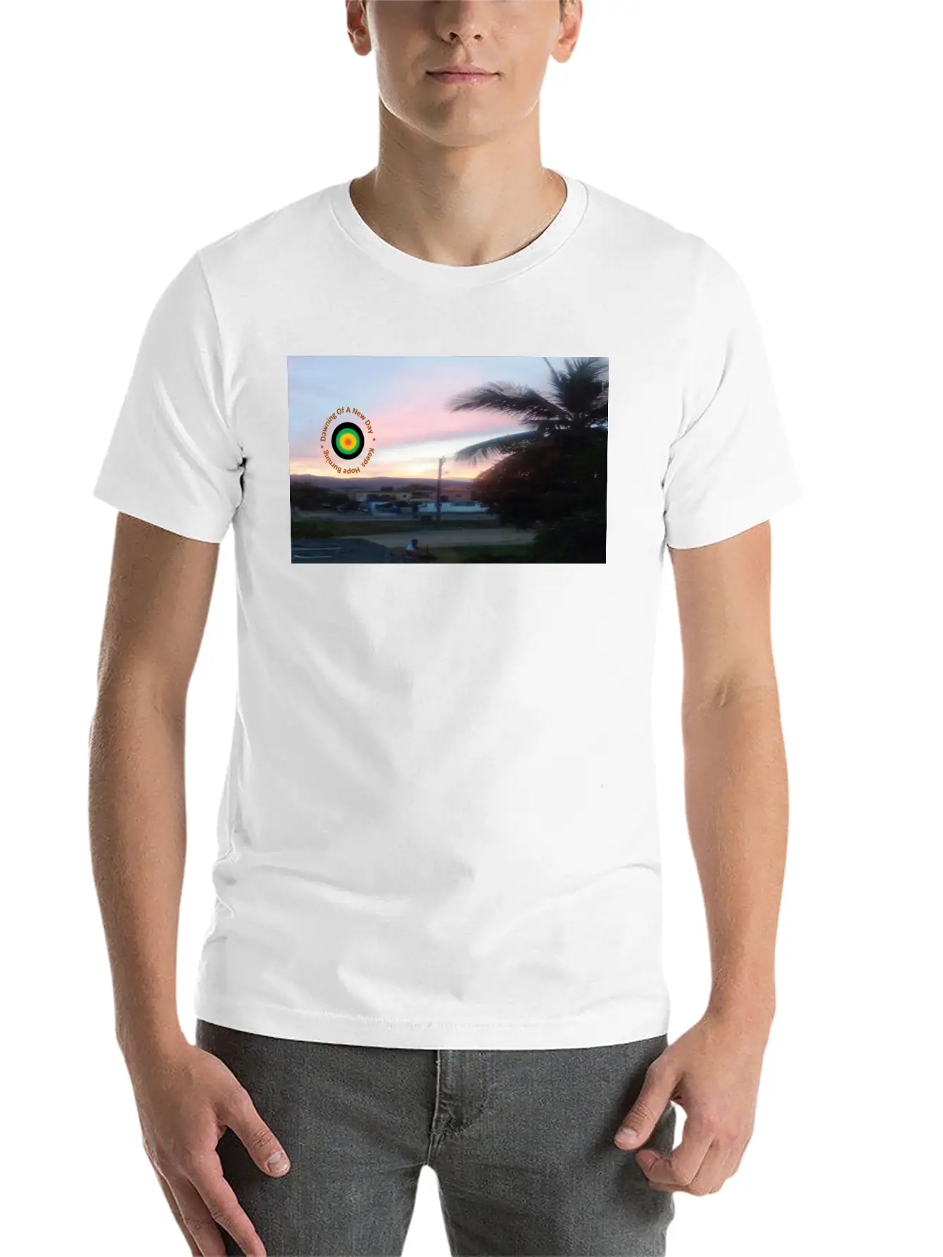 Burning Hope Stylish Everyday T-Shirt – Unisex Basic Cotton Tee