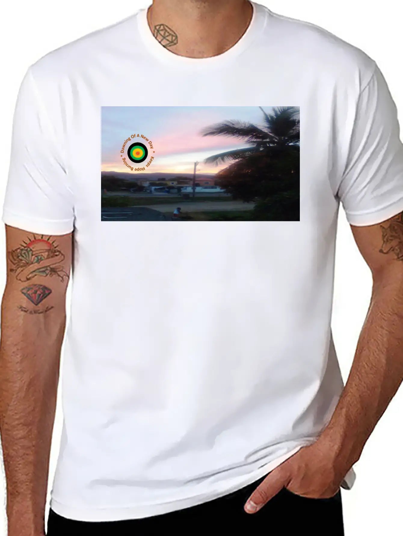 Burning Hope Stylish Everyday T-Shirt – Unisex Basic Cotton Tee