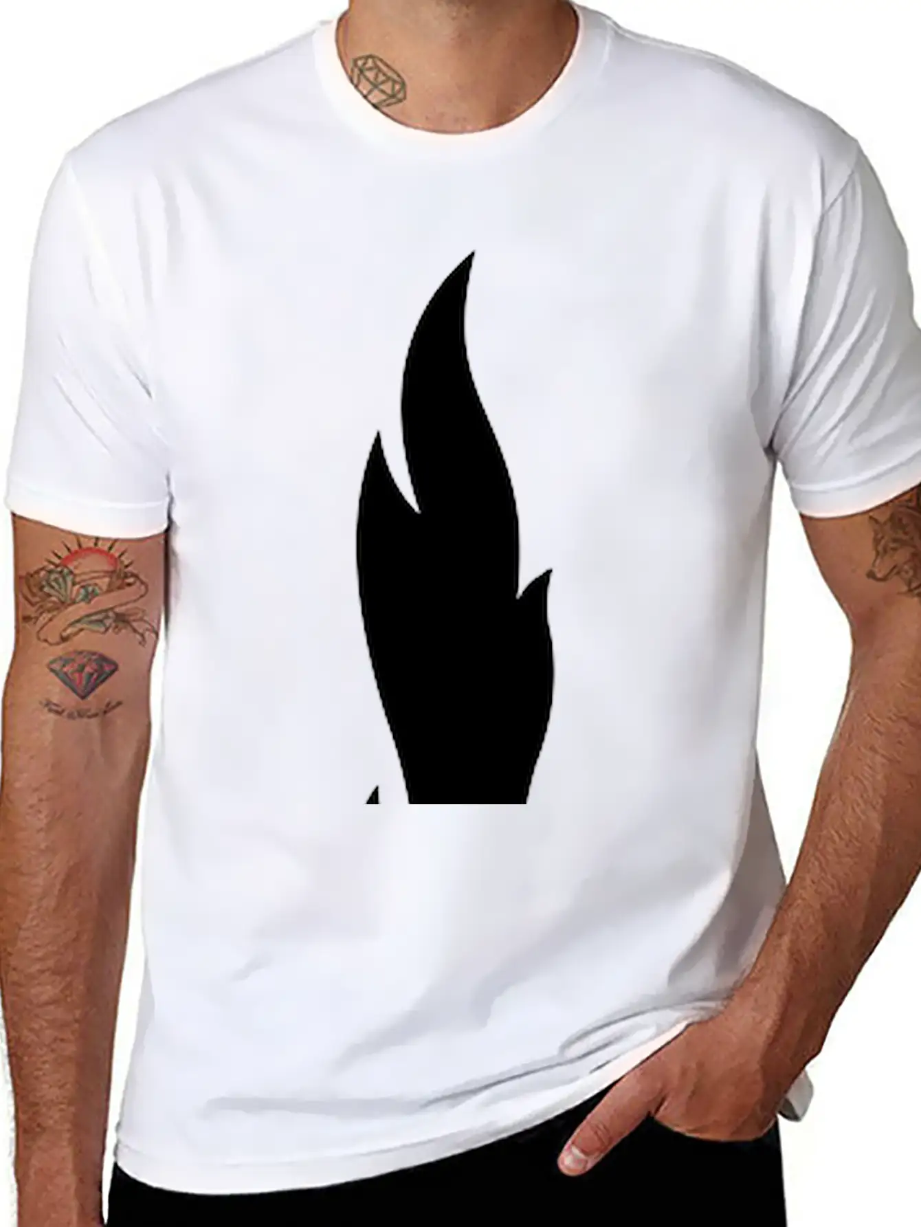 Burning Sword Basic Graphic T-Shirt – Daily Comfort In Soft Cotton