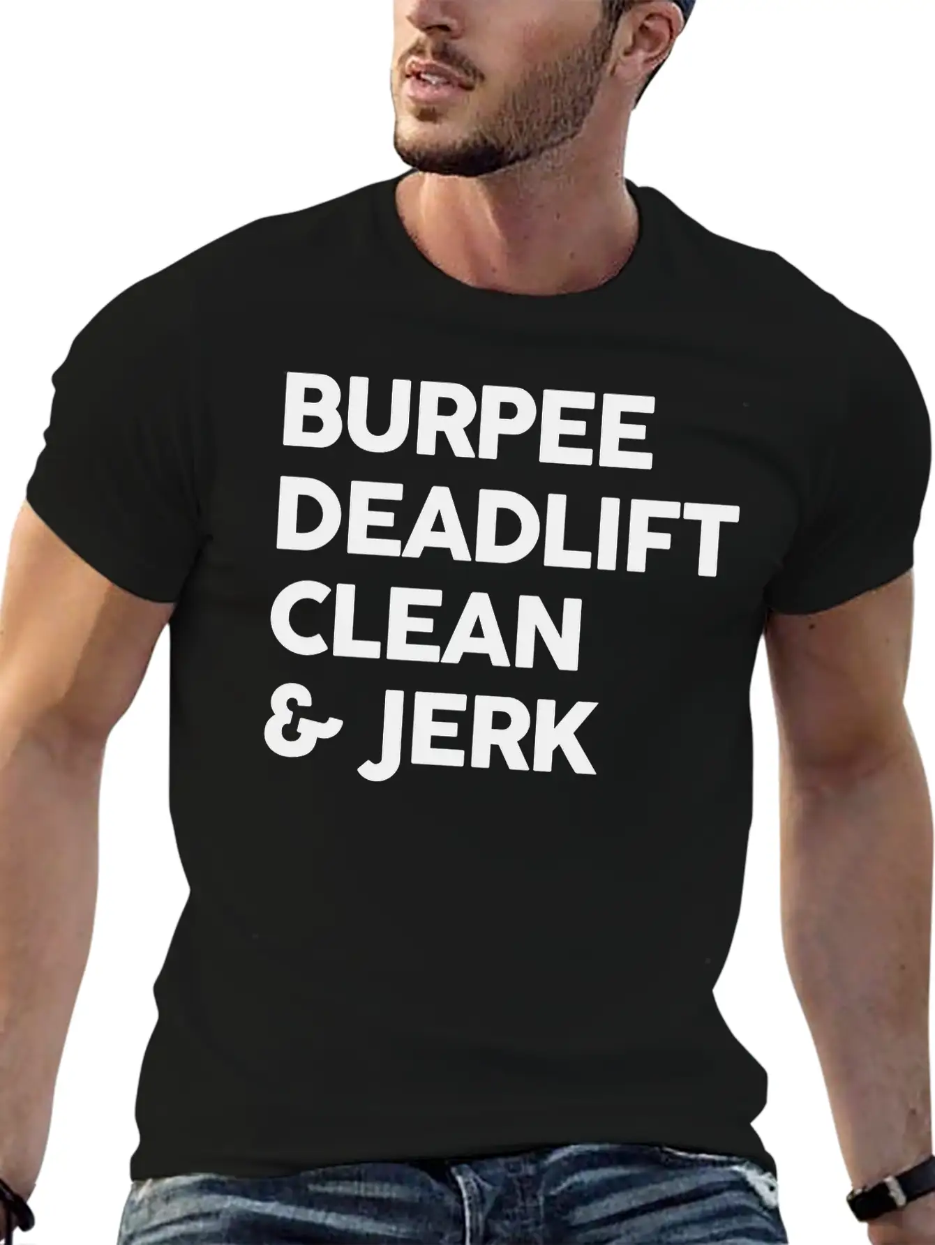 Burpee, Deadlift, C&J Stylish Everyday T-Shirt – Unisex Basic Cotton Tee