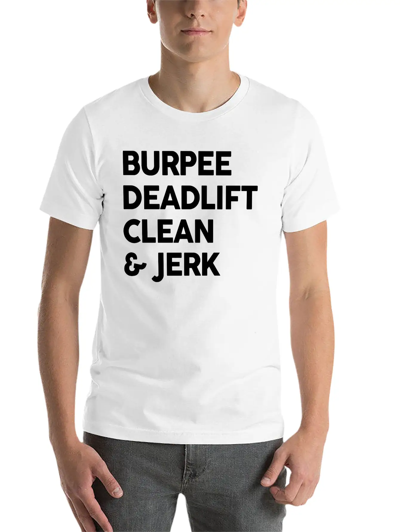 Burpee, Deadlift, C&J Stylish Everyday T-Shirt – Unisex Basic Cotton Tee