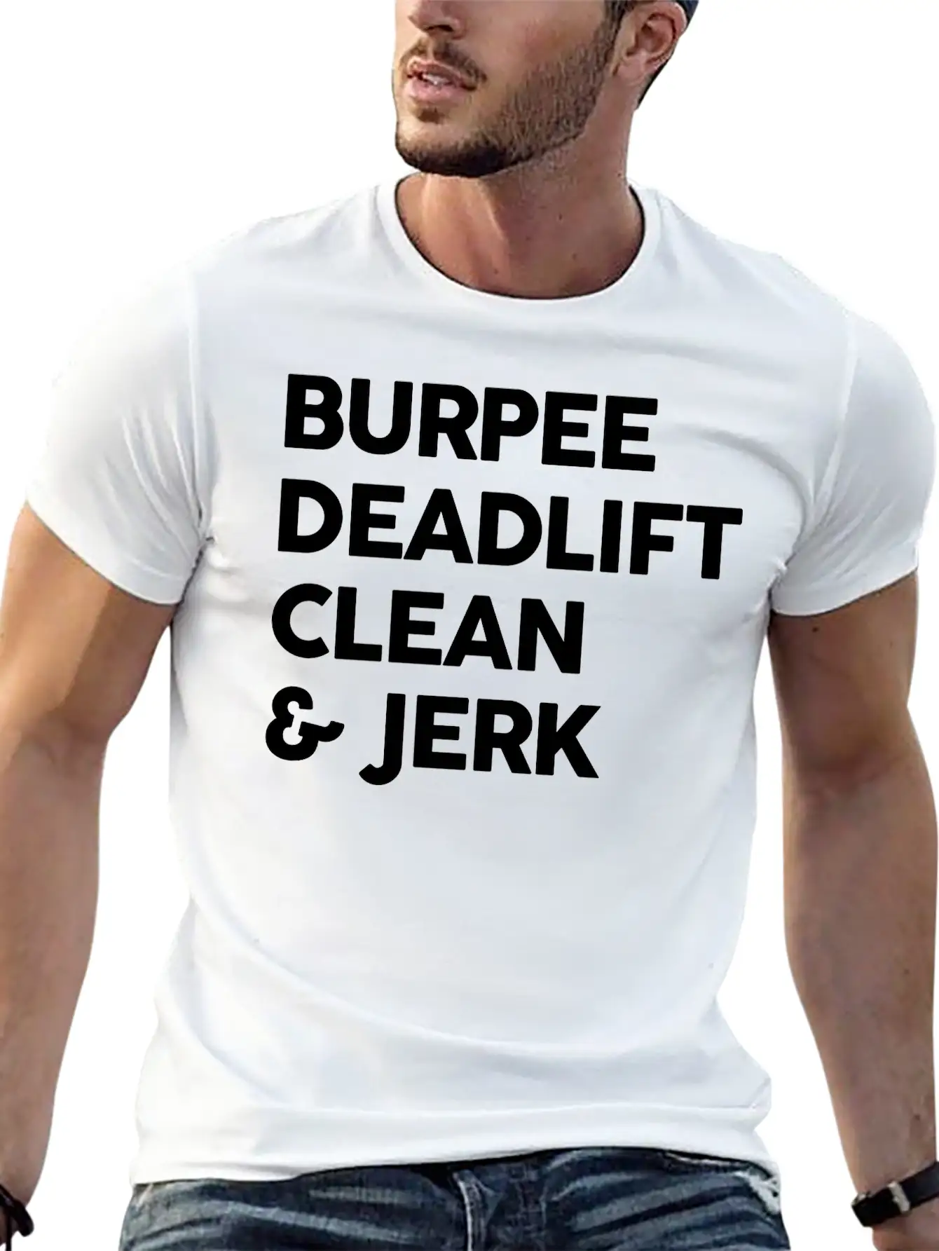Burpee, Deadlift, C&J Stylish Everyday T-Shirt – Unisex Basic Cotton Tee