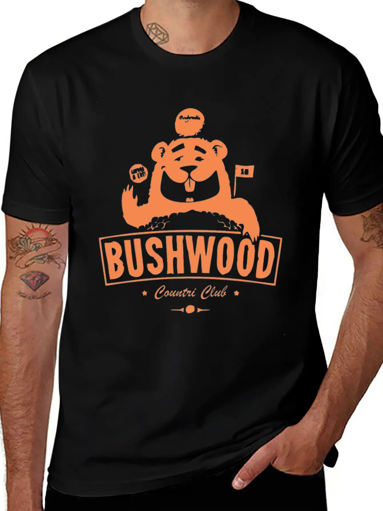 Bushwood Country Club Essential Unisex Summer Tee – Soft Cotton Casual Fit