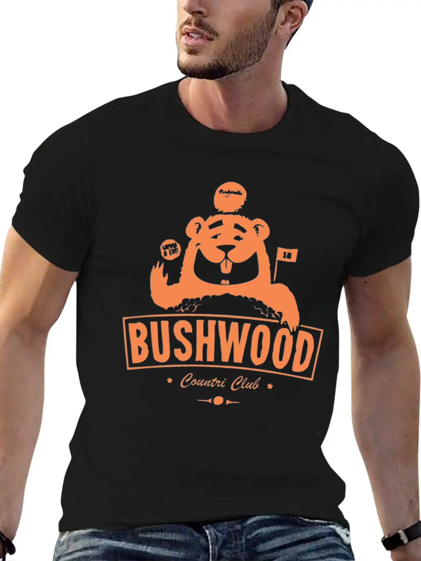 Bushwood Country Club Essential Unisex Summer Tee – Soft Cotton Casual Fit
