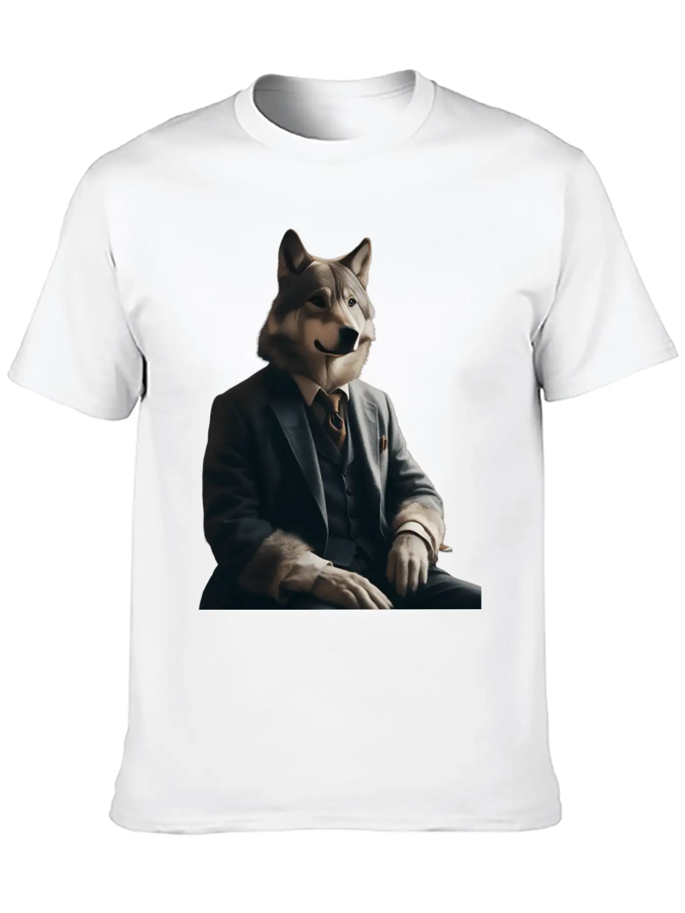 Business Wolf Ready For Success Stylish Everyday T-Shirt – Unisex Basic Cotton Tee